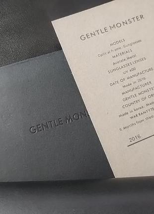 Срнцезащитные очки gentle monster