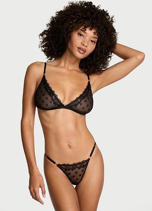 Комплект білизни victoria's secret бралет триангл і трусики стринги