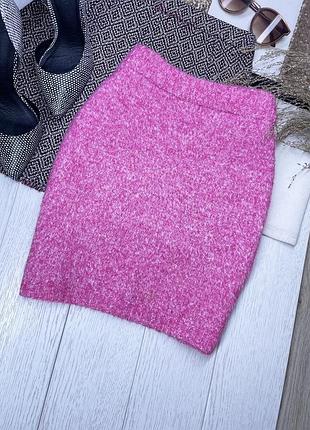 В’язана спідниця xs primark коротка спідниця по фігурі рожева спідниця