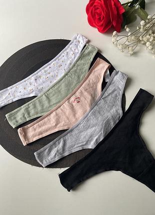 5 шт набор хлопковых трусиков primark
