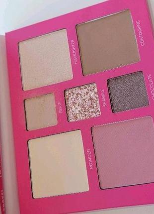 Палетка для повік та обличчя glambee say yes to spontaneous travel face and eyes palette