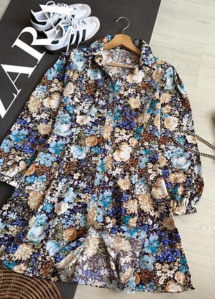 Обалденное платье-рубашка zara