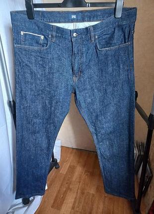 Премиальные селдеж джинсы spoke london (raw selvedge denim, build b) - размер w36