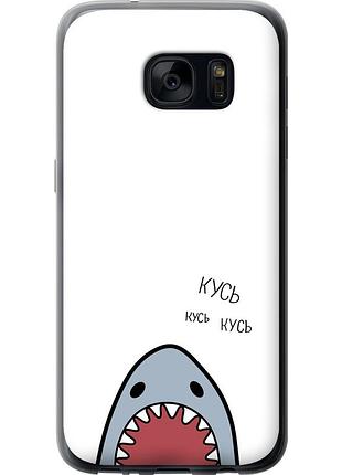 Чохол 2d пластиковий на телефон samsung galaxy s7 g930f акула "4870t-106-58250"