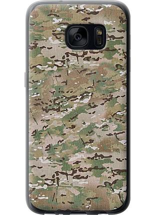 Чехол 2d пластиковый на телефон samsung galaxy s7 g930f камуфляж v5 "1201t-106-58250"