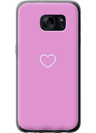 Чехол 2d пластиковый на телефон samsung galaxy s7 g930f сердце 2 "4863t-106-58250"