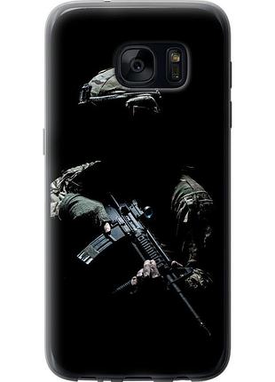 Чехол 2d пластиковый патриотический на телефон samsung galaxy s7 g930f защитник v3 "5226t-106-58250"