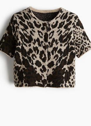 Кардиган на короткий рукав h&m