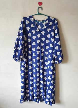 Платье в сердечки essentiel antwerp размер xl / xxl (44)