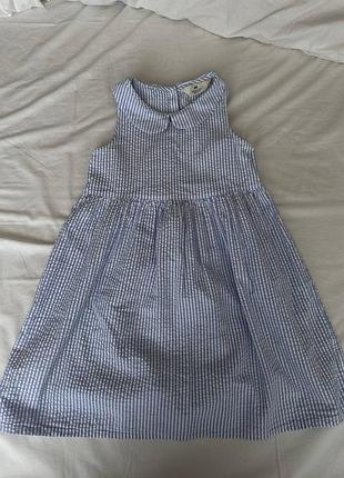Легкое коттоновое летнее платье h&amp;m / платье для девочки 134 см 8-9 р