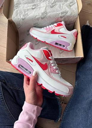 Жіночі кросівки nike air max 90 valentines day