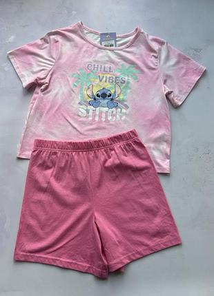 Піжама на дівчинку літня lilo and stitch disney&primark р.146 см (10-11 років)