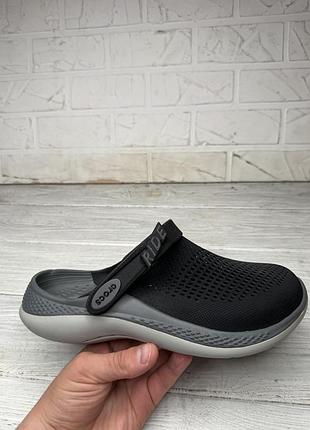 Крутые удобные кроксы crocs literide 360 clog m7 w9