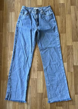 Zara прямі джинси розміру с/м (27)