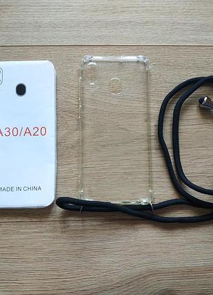 Чехол для samsung galaxy a20 a30 чохол зі шнурком