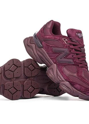 Стильные женские кроссовкиnew balance 9060 bugrundy