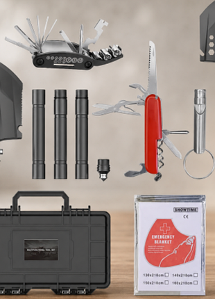 Универсальный многофункциональный набор инструментов для выживания (survival kit)