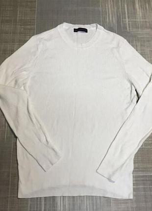 Marks&spenser💙чоловічий одяг / біла кофта -гофре💛40/l/48 5