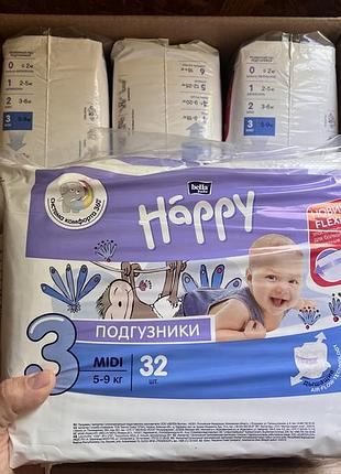 Підгузки bella happy 3, 5-9 кг