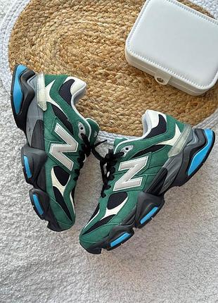 Стильные женские кроссовки new balance 9060 team forest green
