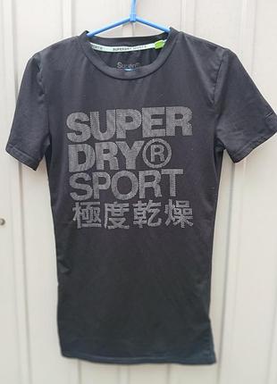 Мужская подросточная спортивная футболка superdry.