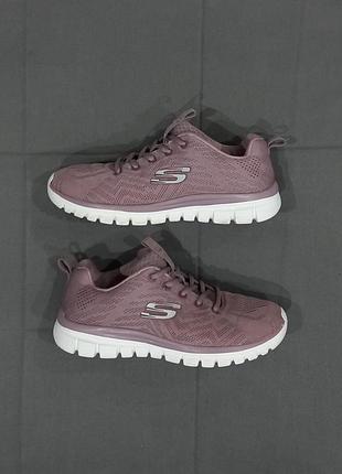 Кросівки жіночі skechers з устілкою memory foam-розмір 36