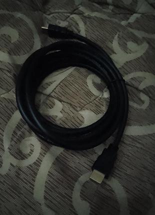 Шнур hdmi на  hdmi 3метра  в отличном состоянии высылаю по украине доставка покупателя предоплата