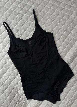 Чорне безшовне боді бренду dkny (donna karan new york) розмір l