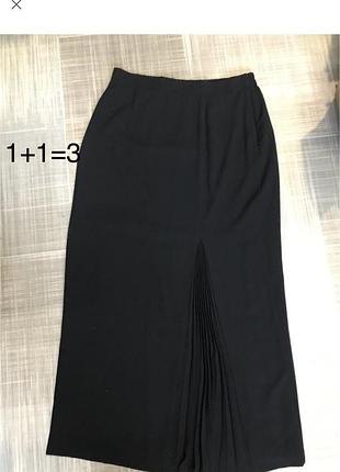 Bellino💙жіночий одяг/чорна довга спідниця 💛42/xl/50