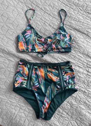 Купальник з високою посадкою h&m 38 розмір