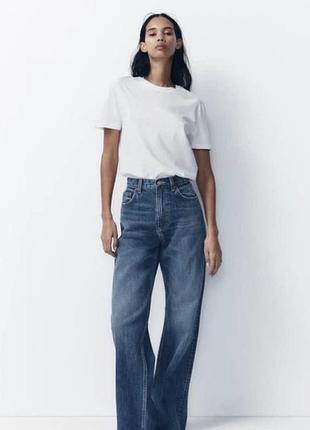 Джинси wide leg zara