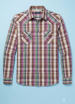 Брендовая рубашка в клетку diesel (size xl)