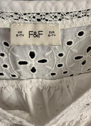 Блуза біла  f&f 3