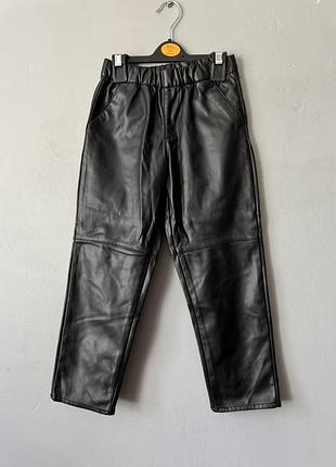 Шкіряні штани h&m 116р