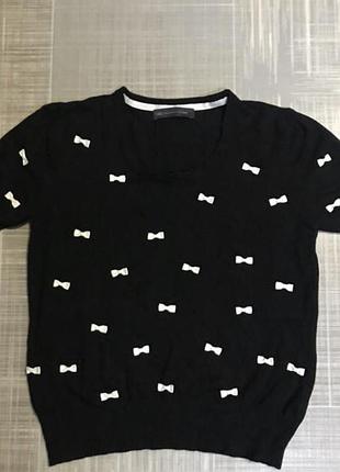 Marks&spensercollection 💙жіноча  ексклюзивна чорна кофта з віскози  з декоративними бантами 💛розмір 38/м/46 жіночий одяг /одяг для вагітних 10