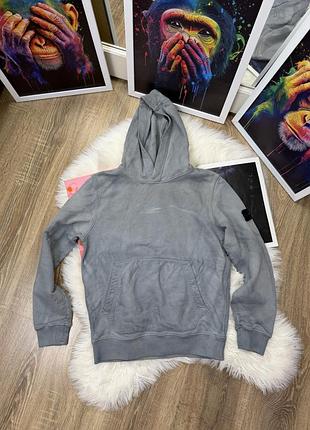 Оригінальне худі stone island junior (art: 751661640) сіре