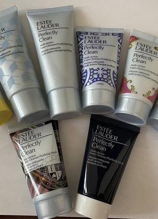 Пенка для умывания и очищающая маска 2 в 1 perfectly clean от estee lauder - скидка!