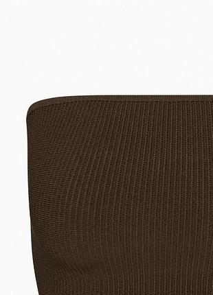 Фірмовий вʼязаний топ бандо nu-in knitted tube top