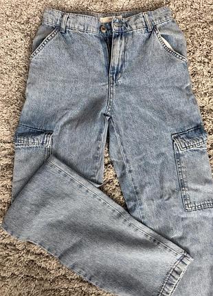 Джинси mango з кишенями розмір s (32-34)