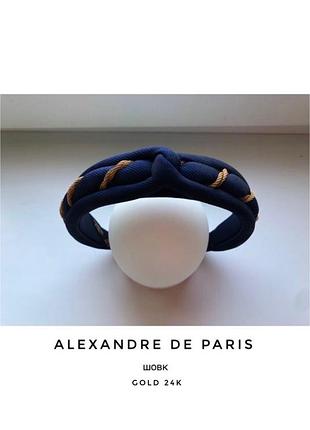 Обруч для волосся alexandre de paris франція люкс