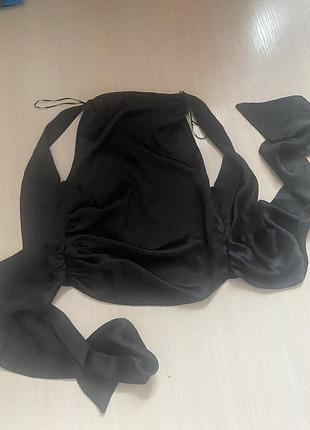 Топ zara на завʼязку на спині