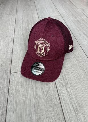 Чоловіча спортивна футбольна кепка бейсболка манчестер юнайтед new era manchester united cap size s m с м розмір оригінал