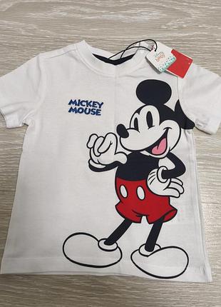 Футболка для мальчика, disney baby, размер 18-24 мес