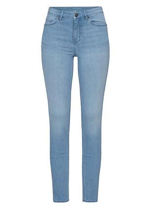Джинсы skinny зауженные облегающие для женщины esmara lycra® 382142 34(xs) голубой