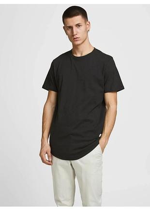 Базова чорна футболка jack &amp;jones