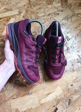 Оригинальные кроссовки на мембране не промокнуты salomon sensi fit xa-discovery gore-tex