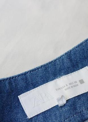 Брендовые летние шорты коттон zara с вышивкой 10