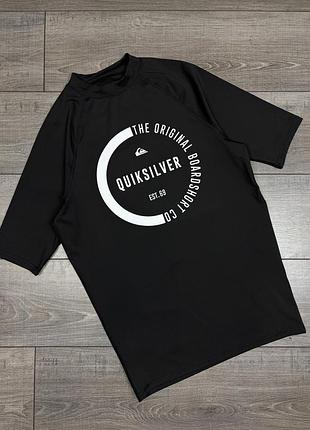 Рашгард quiksilver m  оригінал сонцезахисна футболка для плавання та серфінгу upf 50+
