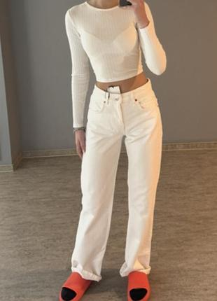 Білі джинси zara розмір 34