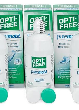 Раствор для линз opti free puremoist